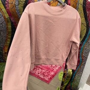 A New Day Pink Rhinestone Sweatshirt